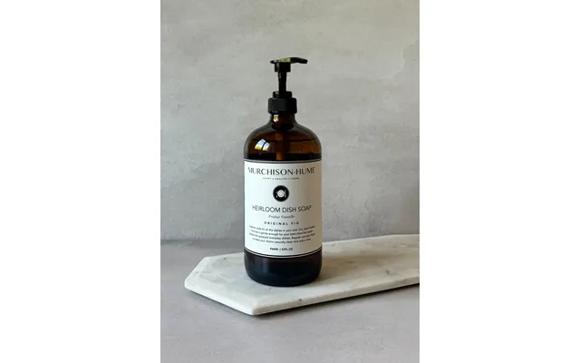 Heirloom Dish Soap In Amber Glass Bottle - Original Fig 32oz Glass Bottle
