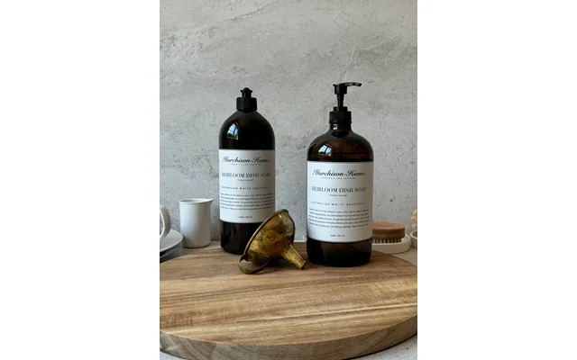 Heirloom Dish Soap In Amber Glass Bottle - Script Label