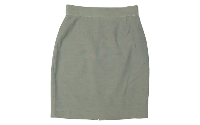 H&m Womens Straight Skirt Beige Knee Length Viscose Houndstooth S
