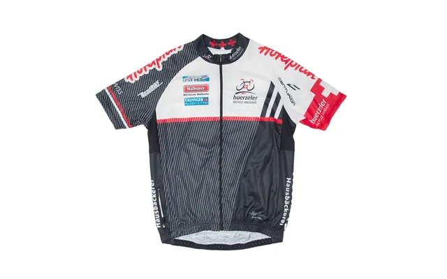 Huerzeler Cycling Full Zip Mens Jersey Black L