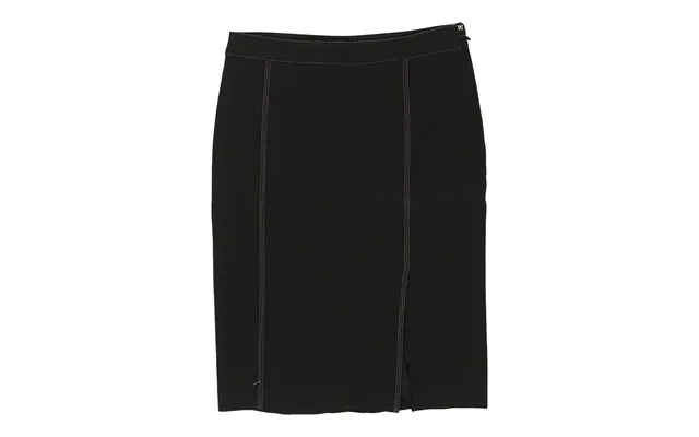 Iceberg Midi Pencil Skirt - 25w Uk 6 Black Cotton
