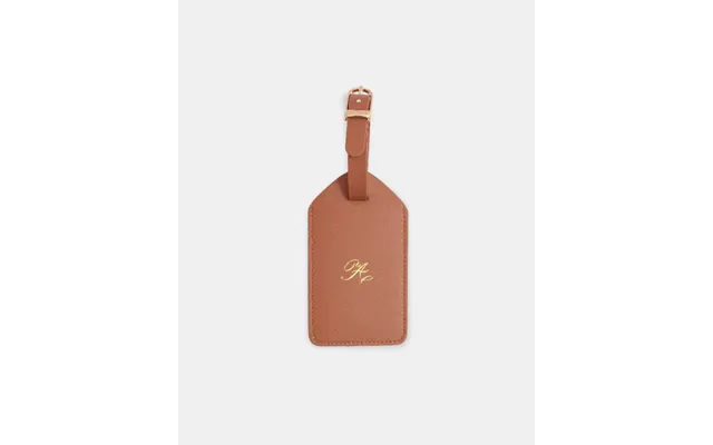 Initial Luggage Tag - Tan S