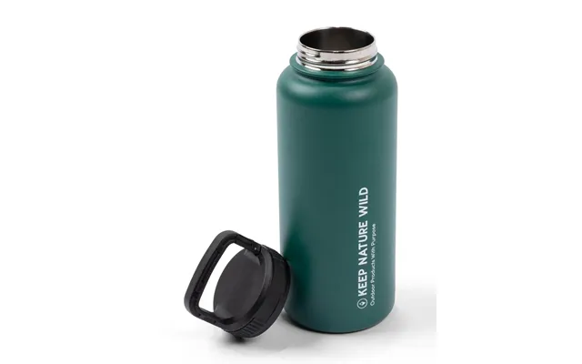 Insulated 32oz Water Bottle With Handle Clip Forest