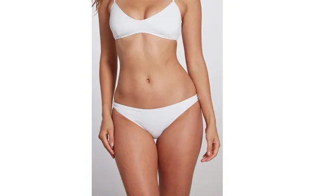 Jenna Classic Brief White Bikini Bottoms - Medium