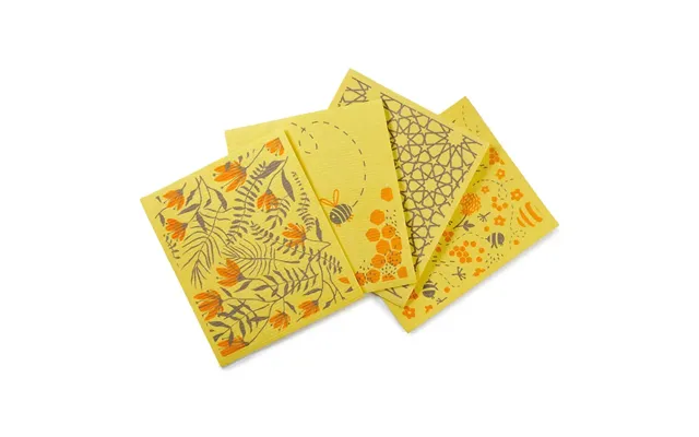 Jumbo Compostable Sponge Cleaning Cloths - Yellow