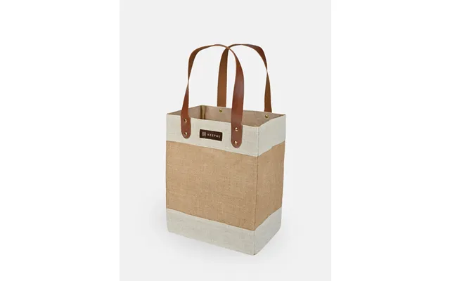Jute 2-in-1 Convertible Beverage Tote - Cream