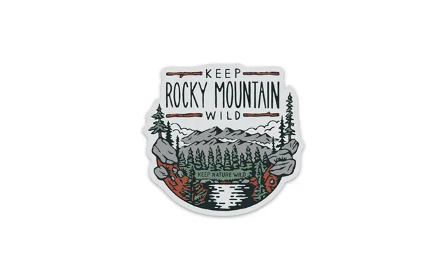 Keep Rocky Mountain Wild Sticker