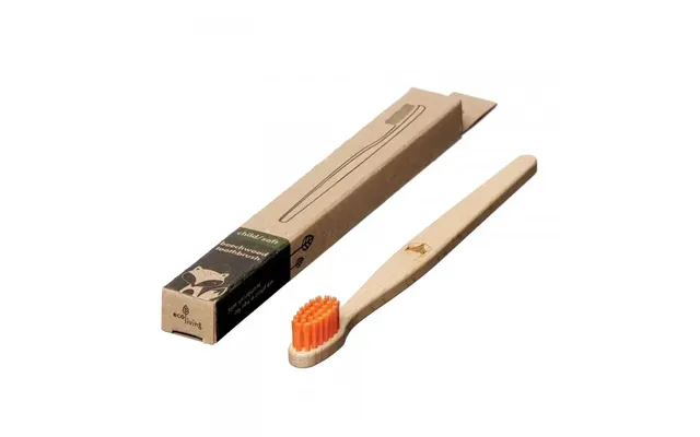 Kids 100% Plant-based Beech Wood Toothbrush - Fox Fsc 100%
