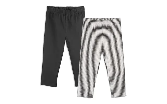 Kids Organic Cotton Cropped Leggings 2 Pack - Final Sale