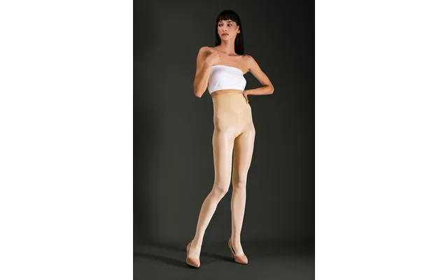 Lechery Lustrous Silky Shiny 40 Denier Semi-opaque Pantyhose Tights Natural Size L Xl Color Natural product image