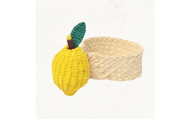 Lemon Napkin Ring - Made Of Iraca Palm