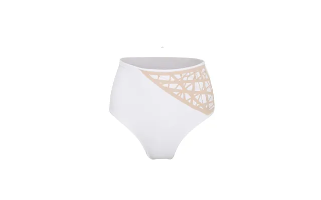 Lillian Full Coverage Bikini Bottom White - Small