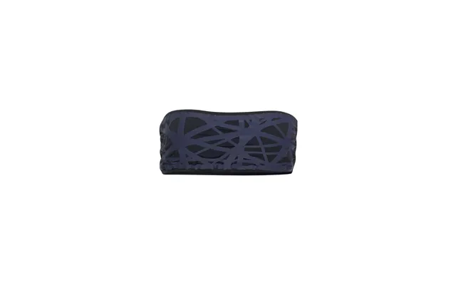 Lillian Strapless Bikini Top In Black Navy Size Medium