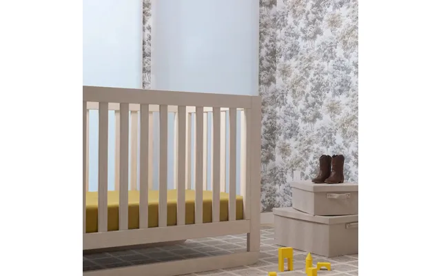 Linen Bamboo Crib & Toddler Fitted Sheet Size Crib Color Honey