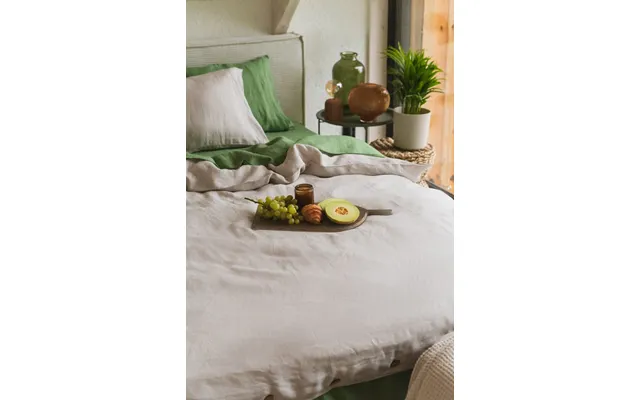 Linen Bedding Set In Cream Size Au King Standard