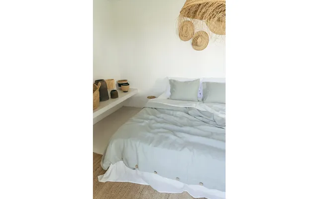 Linen Duvet Cover In Sage Green - Ikea Single