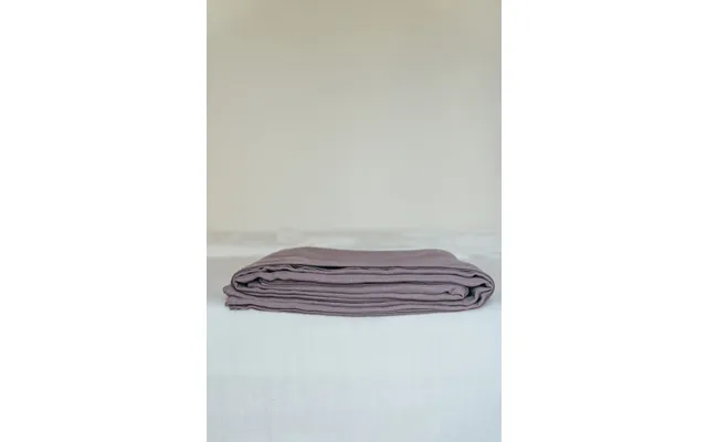 Linen Flat Sheet In Dusty Lavender - Us Full Double