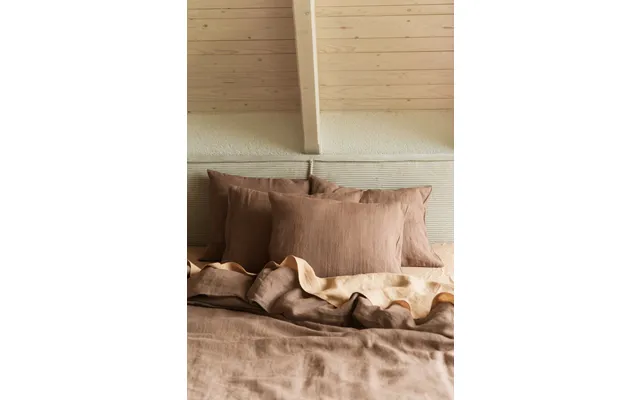 Linen Pillowcase In Rosy Brown Size Us Jumbo