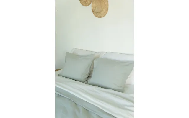 Linen Pillowcase In Sage Green - Uk Eu Standard