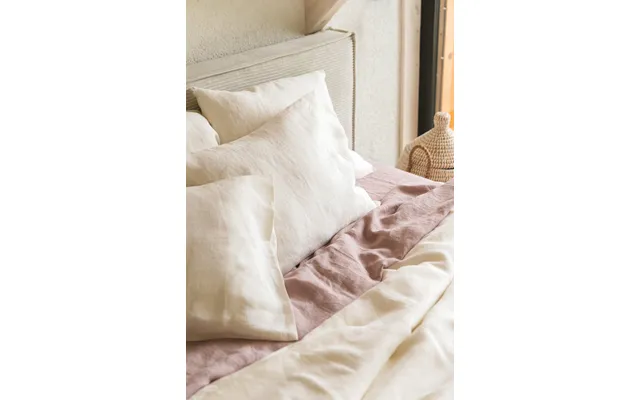 Linen Pillowcase In White Size Deco