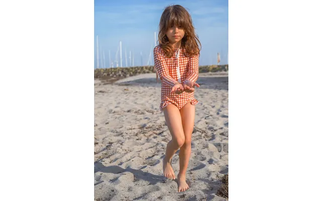 Long Sleeve Swimsuit - Sienna Gingham