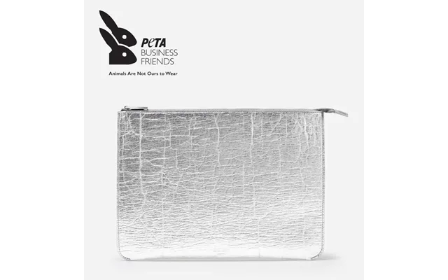 Martello Vegan Silver Laptop Case