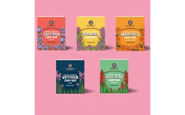 Massaging Soap Bar Collection Set With 3 Massaging Soaps