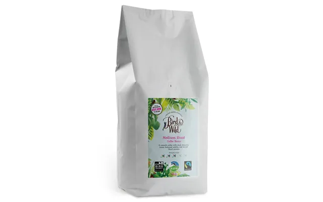 Medium Roast, Fairtrade, Organic, Bird Friendly Coffee Beans Blend - 1kg