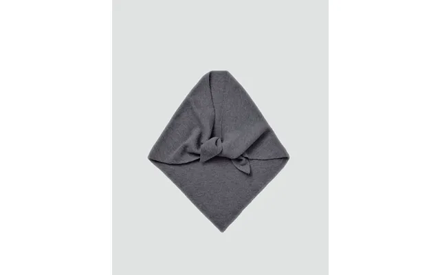 Merino Bandana Triangle Scarf - Heather Grey