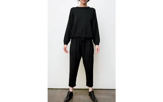 Mimi Hand-loomed Knit Set - Black
