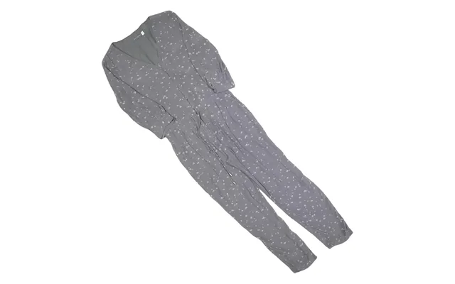 Mint Velvet Womens Grey Playsuit Star Print Long Sleeve Uk 10 Polyester Blend