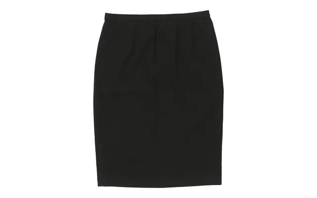 Miss V Valentino Pencil Skirt - 32w Uk 12 Black Wool