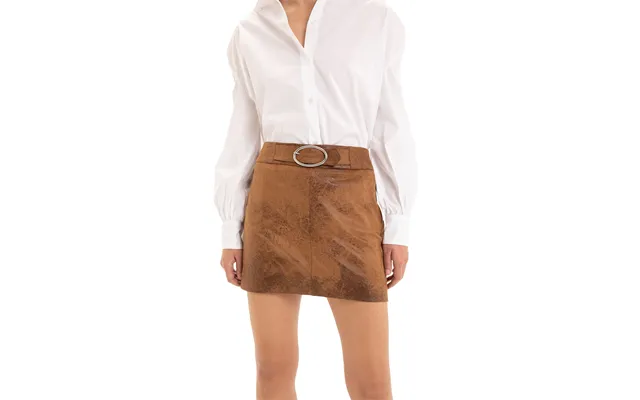 Nixie Brown Mini Skirt - Instant Shipping Xs
