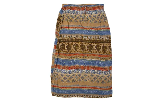 Notations Womens Straight Skirt Brown Long Fair Isle Xl