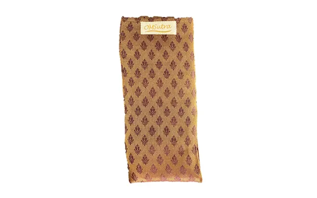 Omsutra Floral Silk Eye Pillow Color Brown