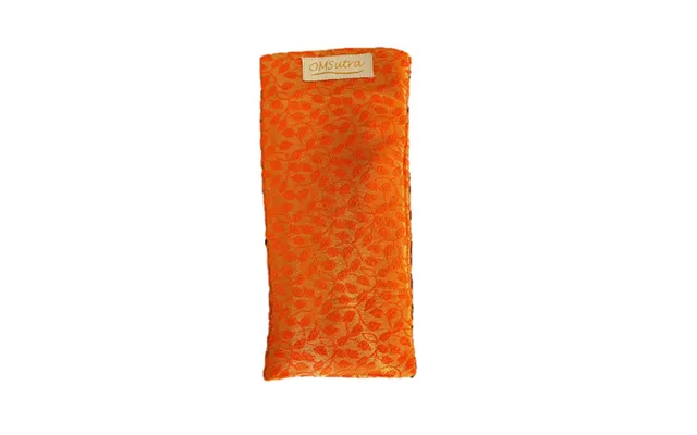 Omsutra Floral Silk Eye Pillow Color Orange