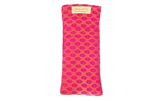 Omsutra Floral Silk Eye Pillow Color Red