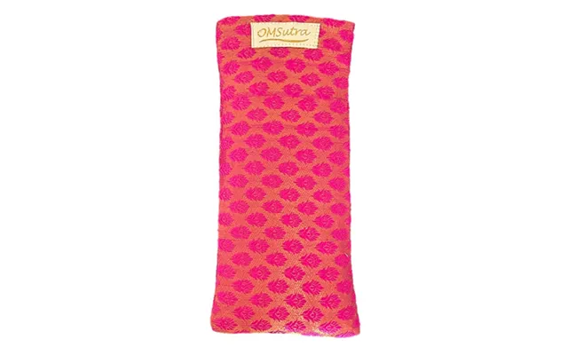 Omsutra Floral Silk Eye Pillow - Red