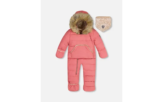 One Piece Baby Car Seat Snowsuit Slate Rose - 6m