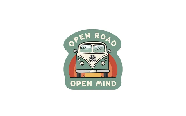 Open Road Sticker