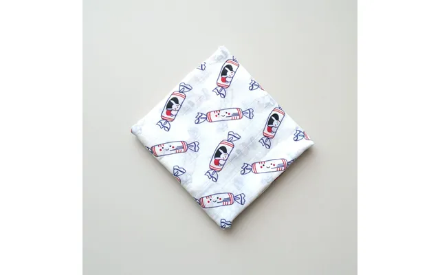 Organic Bamboo Swaddle Blanket - Bunny Candy