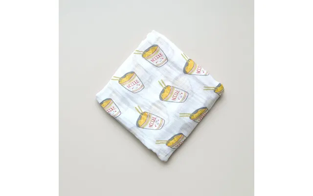 Organic Bamboo Swaddle Blanket - Cup Noodles
