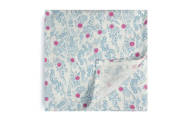 Organic Cotton Muslin Baby Blanket Cherry Blossom - White Blossom One Size