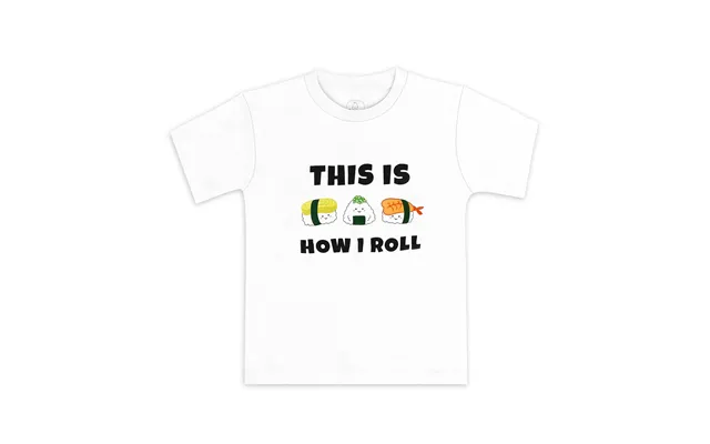 Organic Cotton Toddler Kid’s T-shirt - Sushi Size 3