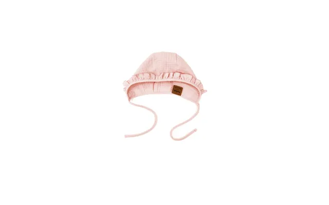 Organic Muslin Baby Hat Pink - 40 42 Cm