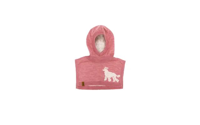 Pink Merino Wool Kids Balaclava - 6-12 Years