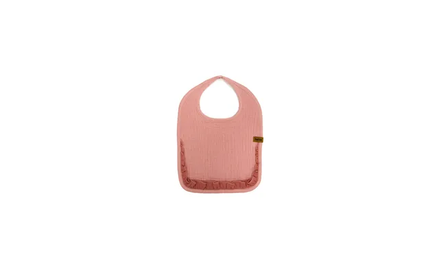 Pink Muslin Baby Bib