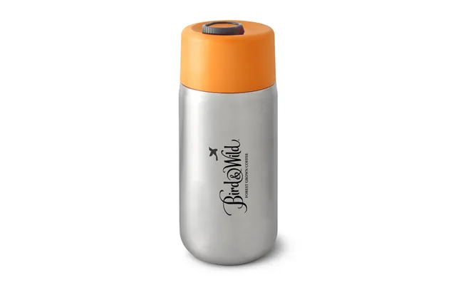 Premium Travel Flask - Orange Lid