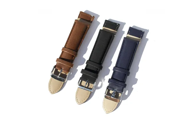 Quick-release Genuine Leather Watch Straps Color Brown