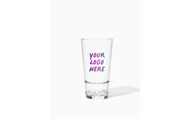 Reserve 16oz Stackable Pint Tritan Copolyester Glass - 4 Pack Printed